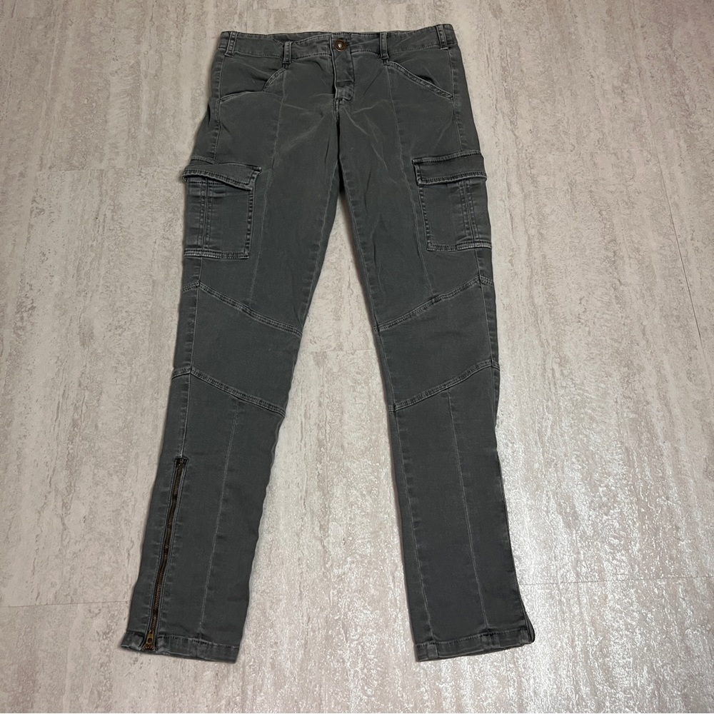 BB Dakota skinny jeans cargo pants with zippers